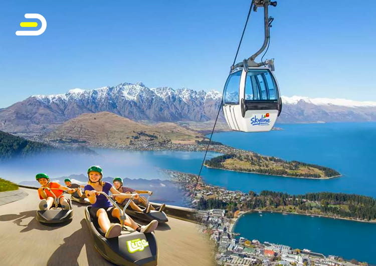 Skyline Gondola + 5 Luge Rides皇后镇Skyline天空缆车+5圈滑板车
