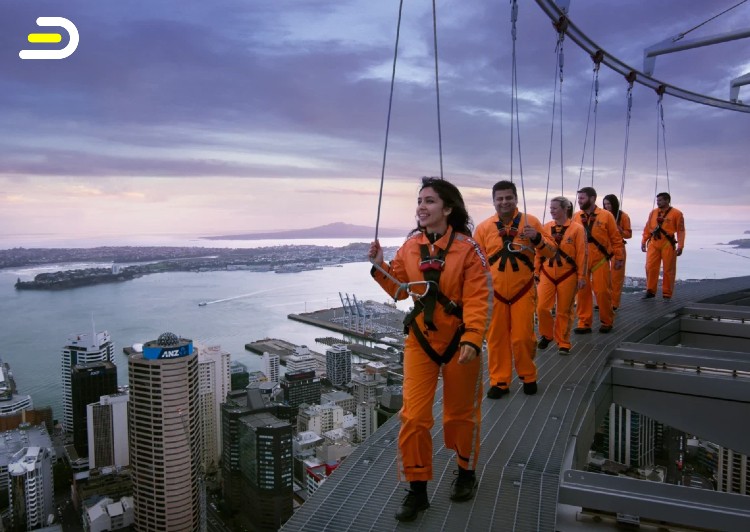 Sky Tower-SKYWALK 奥克兰AJ HACKETT 天空塔漫步